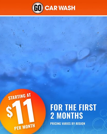 4.1K views |  Premium Clean for Just $11!  ✨ Enjoy a high-quality wash at a low price! ✅ Quick, easy, and effective ✅ No long-term commitment – just drive in & go! ✅ Keep your car looking its best for less  Tap below to shine up your ride! | GO Car Wash | Facebook