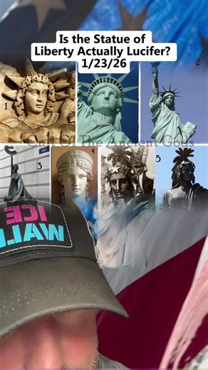 Is the Statue of Liberty Actually Lucifer? 😱 Unveiling the Hidden Truths! #Lucifer #StatueOfLiberty #ConspiracyTheory #fyp #viral #entertainment #torch #fittestflatearther #usa #olympictorch #newyorker #olympics #superhero #foryou #superman #thor #satire #fallenangel #ironman #newyork #greenscreen #greenscreenvideo #kiberty #fallenangels #nyc