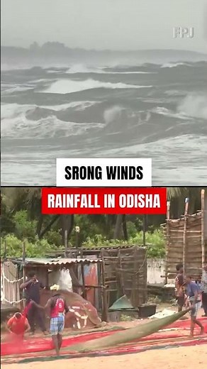 Cyclone Montha's impact on Odisha, Strong winds and Rainfall in Ganjam District
