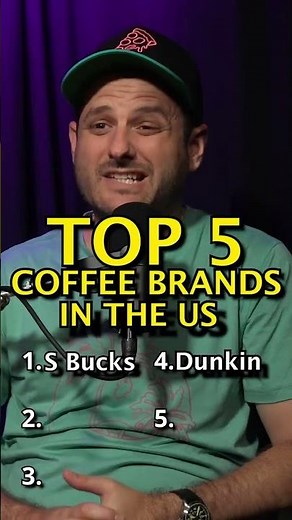 Top 5 coffee brands in America #coffee #top5