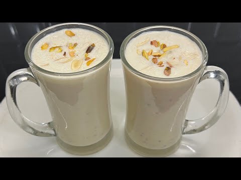 பொலிவான சருமம்,உடல் வலிமை பெற 👍 வெயிலுக்கு இதமான குளிர்பானம்/Banana Dryfruits milkshake/summer drink