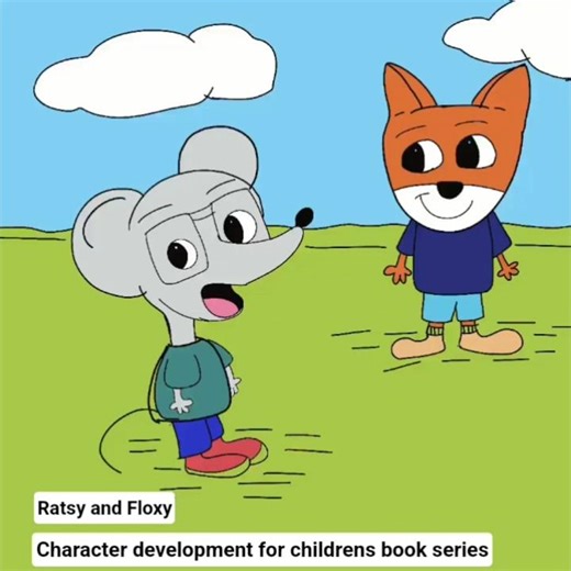 Ratsy and Floxy - Character Development for children book series.