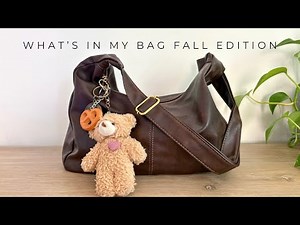 Amazon Hobo Bag | What’s In My Bag, Everyday Essentials, Autumn Edition