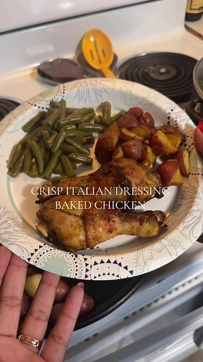 Crispy Italian Dressing Baked Chicken Recipe