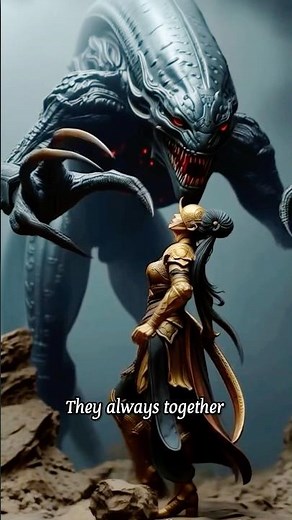 Warrior girl and Monster are couple