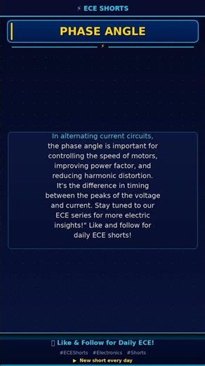 ⚡ Phase Angle Explained! #Shorts
