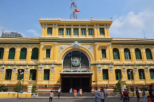 Central Post Office in Saigon/HoChiMinh City, Vietnam
