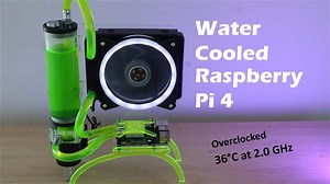 Water Cooled Raspberry Pi 4 #piday #raspberrypi @Raspberry_Pi
