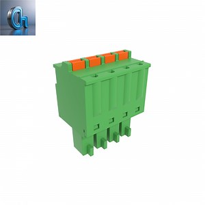 Plug-in Type Screw Connection 5.08 mm Pitch Flange Socket Terminal Block, with Screw Terminal Block