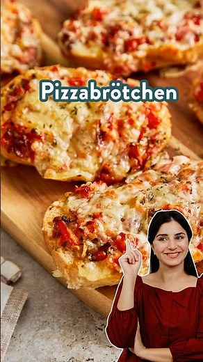 Einfache Pizzabrötchen 😍🍕 #rezept