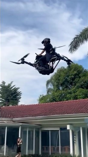 World's First Human Flying Quadcopter