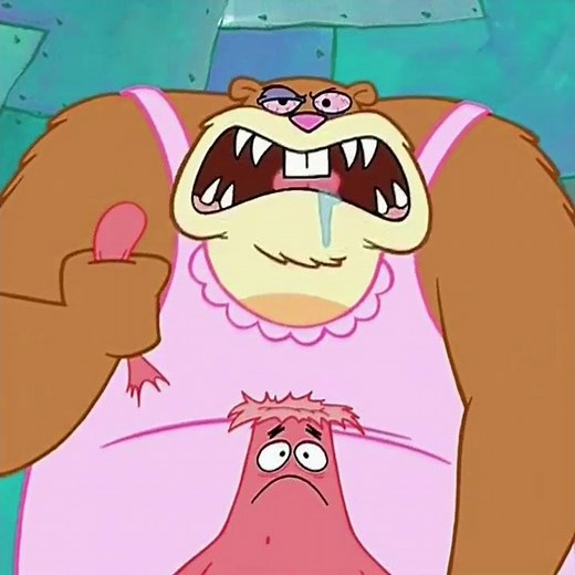 Sandy rips off Patrick's head!