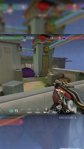 1 vs 3 Clutch on Abbys #valorant #shorts