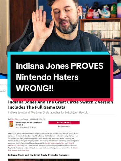 Indiana Jones on Nintendo Switch: A Must-Play Adventure