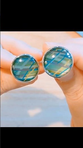 Easy To Make Cufflinks. Cufflink Design. Jewellery Making For Beginners. Easy Art. Men's Jewelry