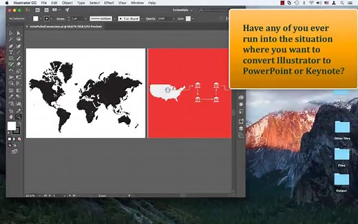 Illustrator to PowerPoint converter, Illustrator to Keynote converter