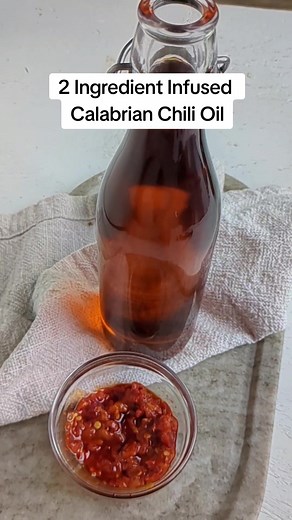 After going to culinary school in Southern Italy, I ate a lot of peperoncino peppers. I studied in the region of Calabria, which is famous for, as you guessed it, Calabrian chili peppers (aka peperoncino, as the Italians call them). Peperoncino are small, spicy peppers used often in this region of Italy including in dishes like Nduja (spicy pork sausage) and bomba (a popular condiment). In school, they always had a huge batch of this Calabrian chili oil that we would add on top of (almost) every