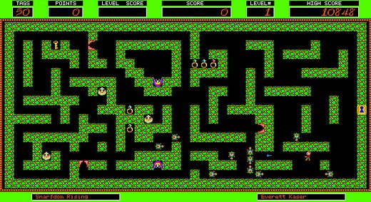 Snarf game at DOSGames.com