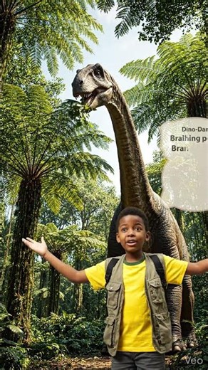 Brachiosaurus Eats Giant Leaves! 🦕 | Fun #dinosaur #jurassicworld