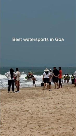 Goa Water Sports Madness 🌊 | Jet Ski & Parasailing at Calangute Beach! #shortsindia
