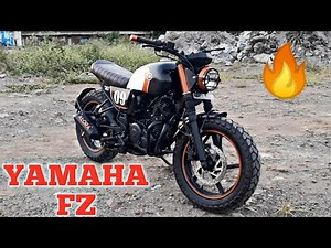 Modified YAMAHA FZ😀 Into Scrambler Style 🔥💥🔥 By Dochaki Custom|MotoMahal