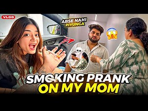 Smoking Cigarette Prank On My Mom😱| Thappad Pr Thappad Mar Diye😭