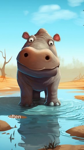 Fun Facts about Hippos for kids #funfacts #kidsvideosforkids #animalfacts #kidslearning #educational