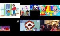 Mix of 6 videos from youtube : dont caillou rosie crying baby kate arthur scream