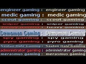 every TF2 'gaming' voices so far and context behind them