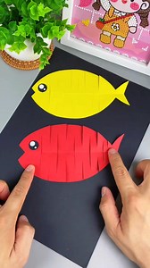 Step-by-Step Paper Fish Craft #PaperFish #DIYCraft #CreativeDIY #HandmadeArt #EasyPaperCraft #KidsCraft #DIYProject #FunCraft #CraftIdeas #OrigamiFish | paper craft ideas