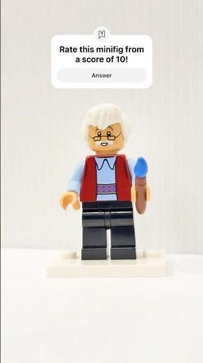 LEGO Minifigure Geppetto from Pinocchio #lego #legominifigures #pinocchio
