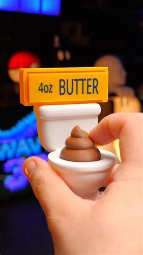 3D Printed Butter Clicker 🧈✨