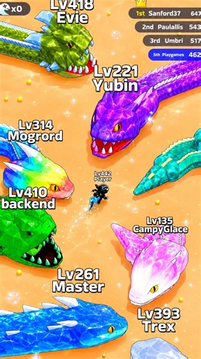 Snake game - Tha legend boss fight winmatch gameplay #epic #epicsnake #survival #gaming #shorts