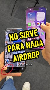 ¿Cómo funciona AirDrop? 🤔 #iphone12 #iphone13 #iphone14pro #iphone15pro #iphone15promax 🟡