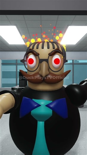 Baby Duck vs Escape Bad Boss Obby #ROBLOX #SHORTS #GAMING