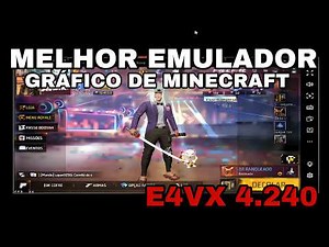 MELHOR EMULADOR PARA PC FRACO 😱 GRÁFICO DE MINECRAFT🚀(SEM LAG E FPS ALTO)