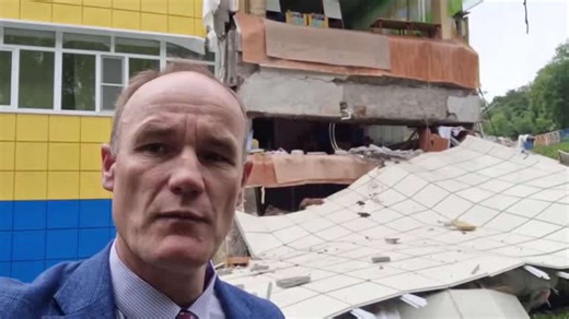 Kindergarten damaged in Russia's Far East after 8.8 quake