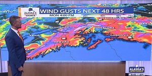 Gusty winds return to Southcentral Alaska with biggest impacts felt along Anchorage Hillside
