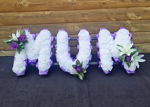 MUM Funeral Flowers Artificial Mum Tribute Grave Memorial - Etsy UK