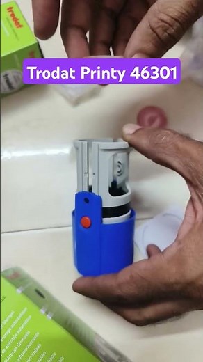 DIY Trodat Printy 46301 Best quality round self inking Stamp #stampfactory