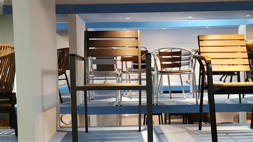 Outdoor Waterproof Plastic Garden Table and Chair Set Stackable and Easy to Store Suitable for Balcony and Patio Furniture