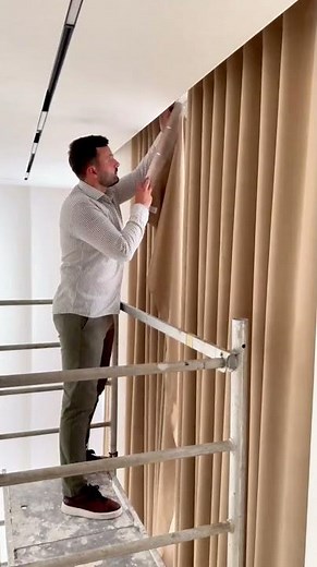 Best Curtain Solution for High Ceilings | Double Layer Control #homedecor #hugmoom #interiordesign