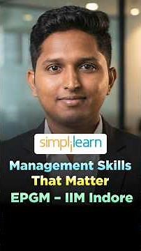 Simplilearn Reviews | Surya's Management Journey #SimplilearnReviews #IIMIndore #ManagementSkills