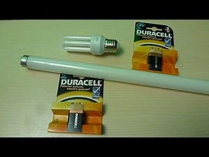 Люминесцентные лампы проверка