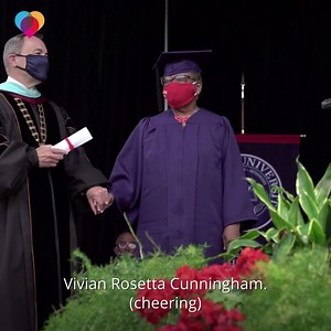Vivian Cunningham is proof you're never too old to pursue your dreams – she just graduated college at nearly 80 years old. | The Uplift