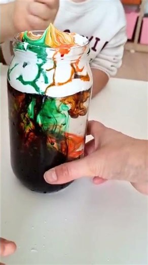 Color Rain Experiment 👉Happy Hands Learning #handsonactivitites #rightbraineducation #montessori