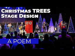 Church Stage Christmas Trees Design with Addressable LEDs | A Christmas Poem