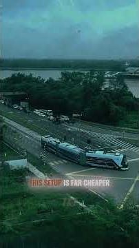 China’s “Train With No Tracks” Explained 🚆✨ Trackless Train Technology You Need To See