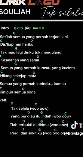 Chord lagu SOULJAH-tak Selalu #takselalu #souljah #chordgitar #chords #4u #fypシ゚viral #fyp #fyppppppppppppppppppppppp