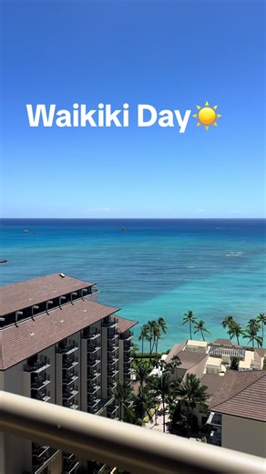 Balcony View from Embassy Suites Beachwalk Honolulu #embassysuites #Honolulu #waikiki #travel #vacation